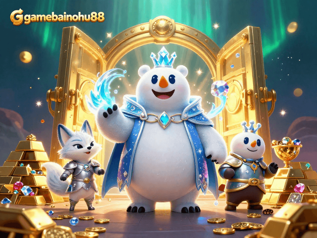 Engage with gamebainohu88 in an exciting treasure hunt featuring beloved characters and dazzling riches.