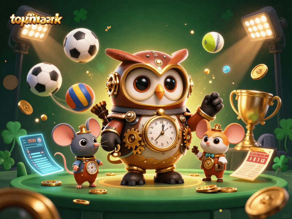 Experience thrilling wins at topnhacaiuytinn featuring an exciting steampunk-themed casino scene.