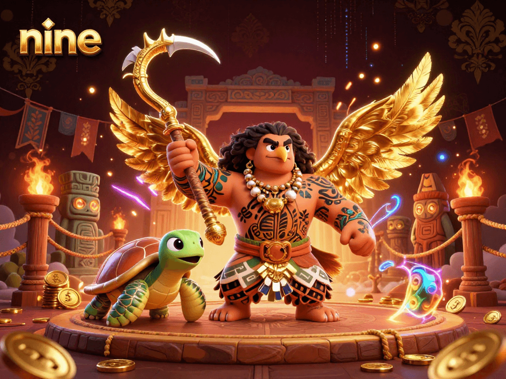 Experience the game nine with thrilling elements in a vibrant casino atmosphere.