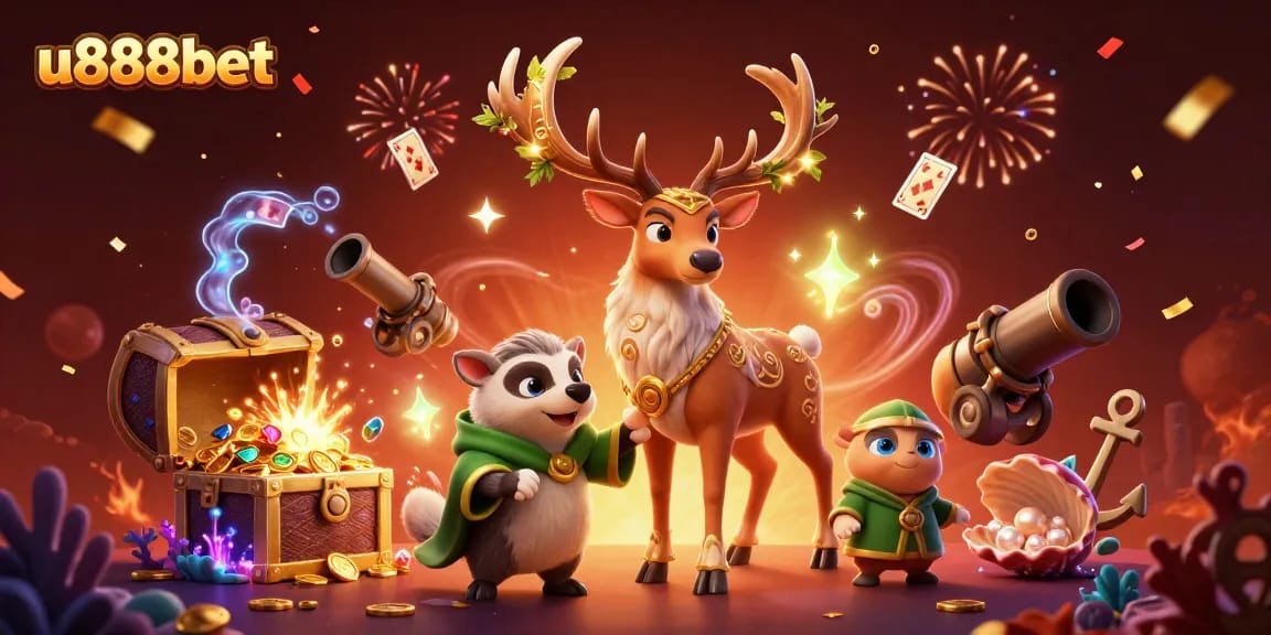 Engage in thrilling casino action with u888bet featuring 3D characters and vibrant gaming elements.