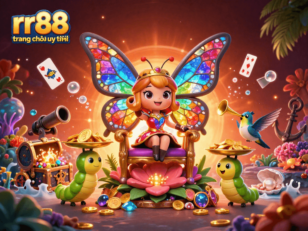 Experience excitement at rr88 trang chủ uy tín with a vibrant 3D casino scene featuring exclusive gaming elements.