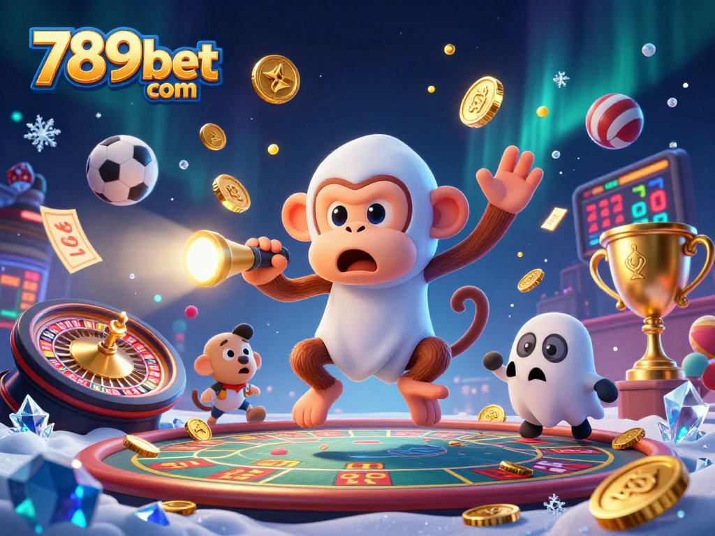 Engage with the thrilling atmosphere at 789bet com featuring playful monkey ghosts and dynamic betting elements.