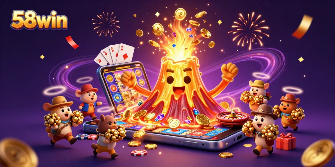Experience the excitement of 58win with treasure-filled rewards from thrilling games!