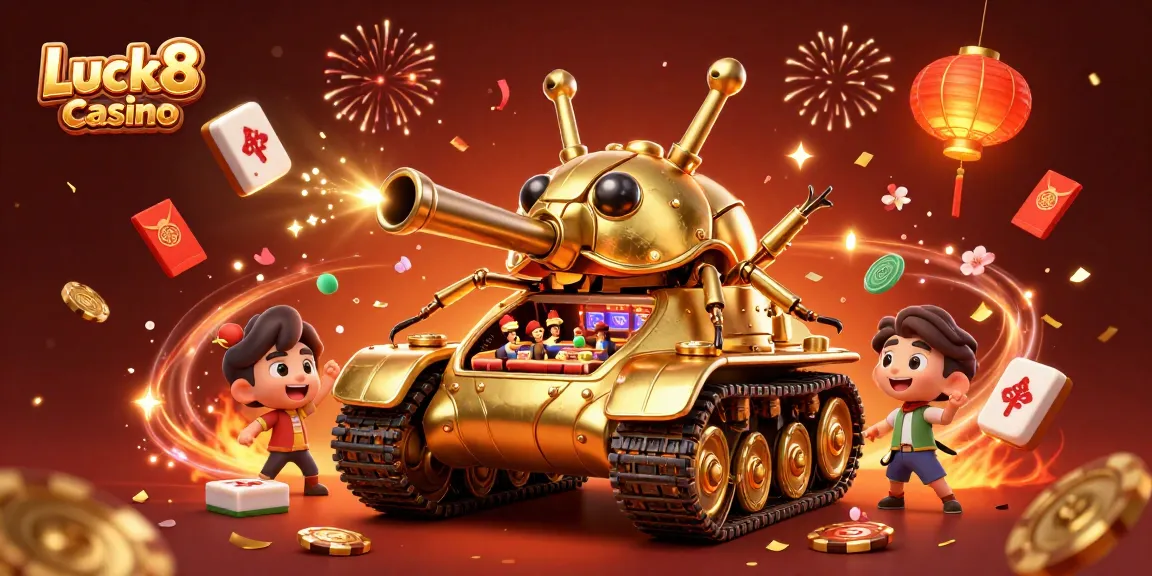 Engage your luck at Luck8 Casino with a vibrant, animated casino scene showcasing a thrilling 3D experience.