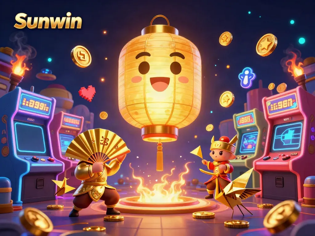 Engage in thrilling gameplay at Sunwin with vibrant casino visuals and dynamic gaming elements.