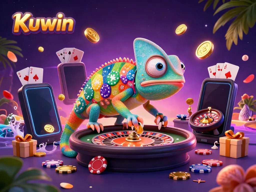 Kuwin enhances gaming experience with lively slot action and vibrant casino ambiance.