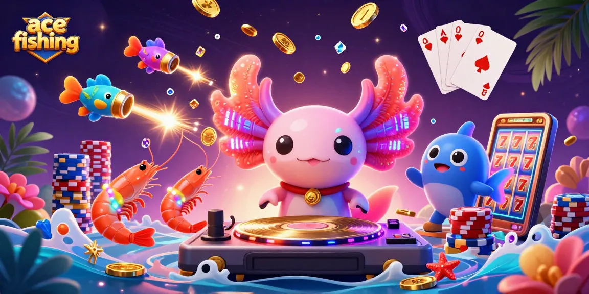 Ace fishing game features vibrant sea creatures and dynamic gameplay with exciting rewards.