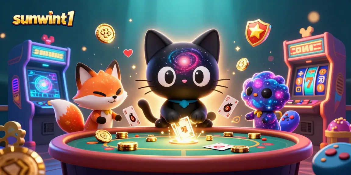 Experience the thrill of winning at sunwint1 with an exciting cosmic casino featuring vibrant 3D characters.