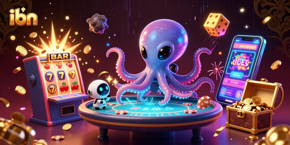 Engage in thrilling gameplay at ibn with vibrant online casino action featuring alien octopus at poker!