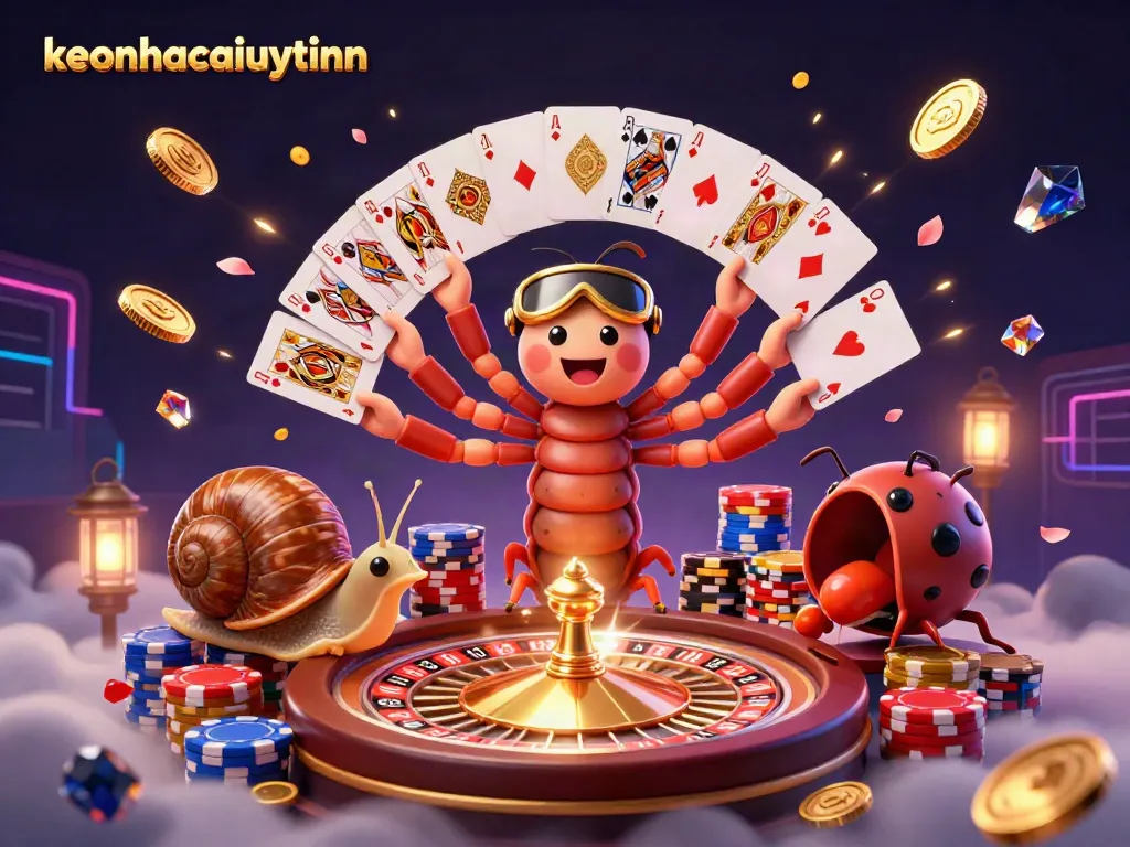 Join the dynamic gambling scene at keonhacaiuytinn with its vibrant casino energy and playful characters.
