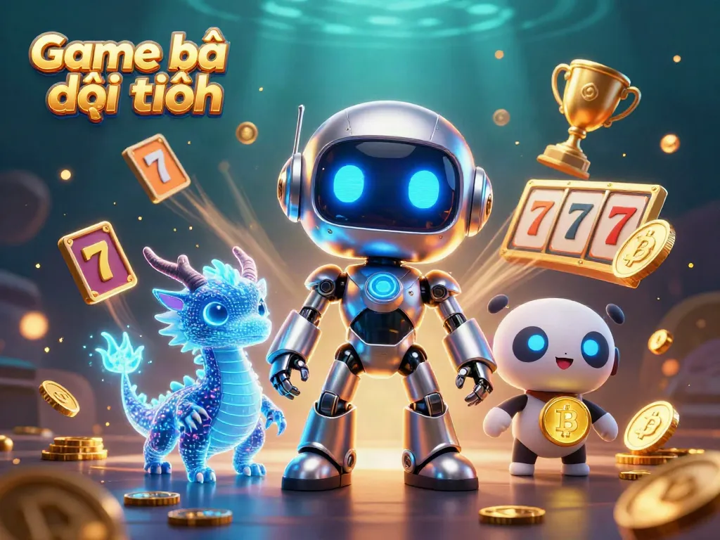 Engage in the thrilling Game bài đổi thưởng experience with innovative 3D characters amid casino elements.