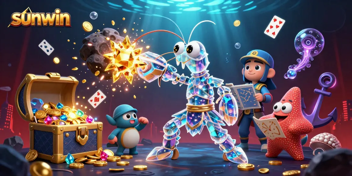 Experience sunwin's immersive gaming with galactic samurai battling for treasures in a vibrant casino adventure.