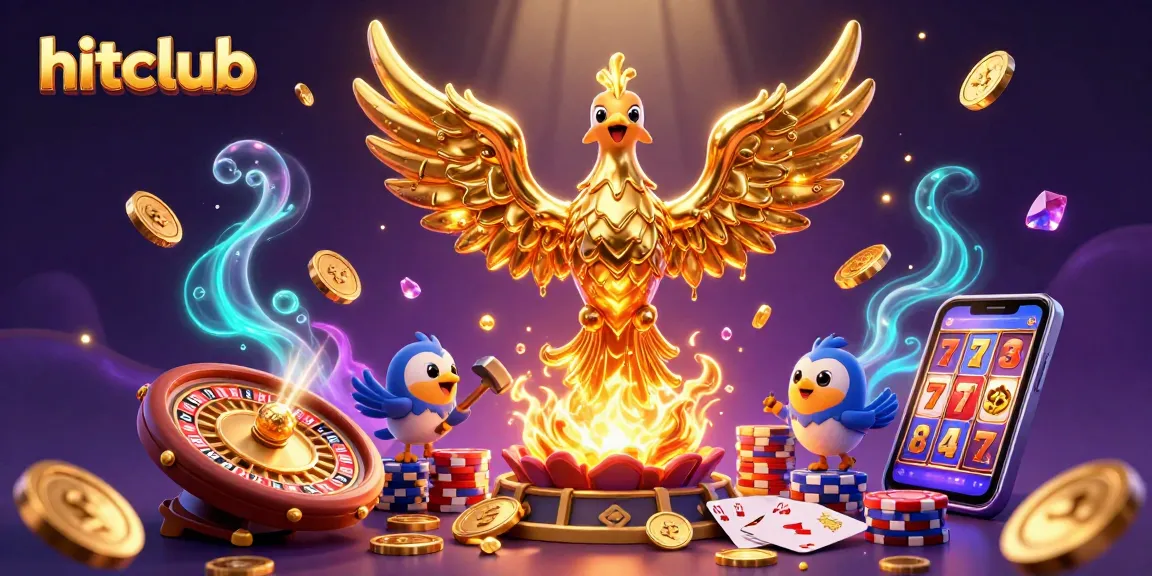 Experience thrilling gameplay with hitclub's vibrant casino visuals and dynamic golden phoenix.