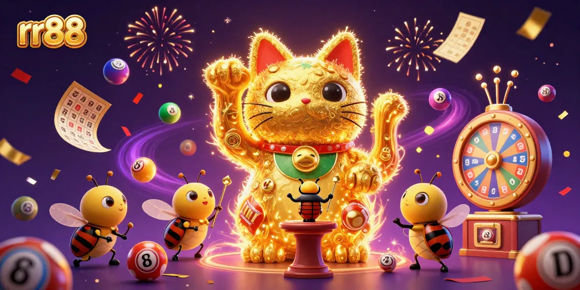 Experience the exhilarating world of rr88 as the lucky cat beckons with casino delights and magical bursts.