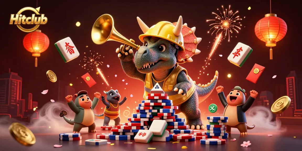 Engaging scene with Hitclub characters creating a vibrant casino atmosphere.