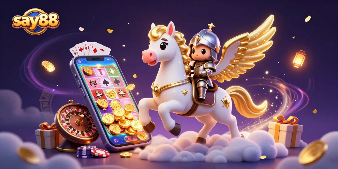 Experience say88's thrilling casino action with vibrant 3D gaming elements and engaging characters.