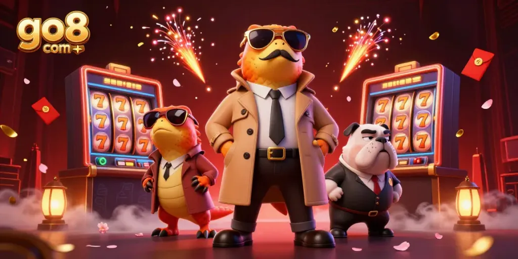 Engage with go8 com for thrilling slot adventures while raptors attempt casino entry.