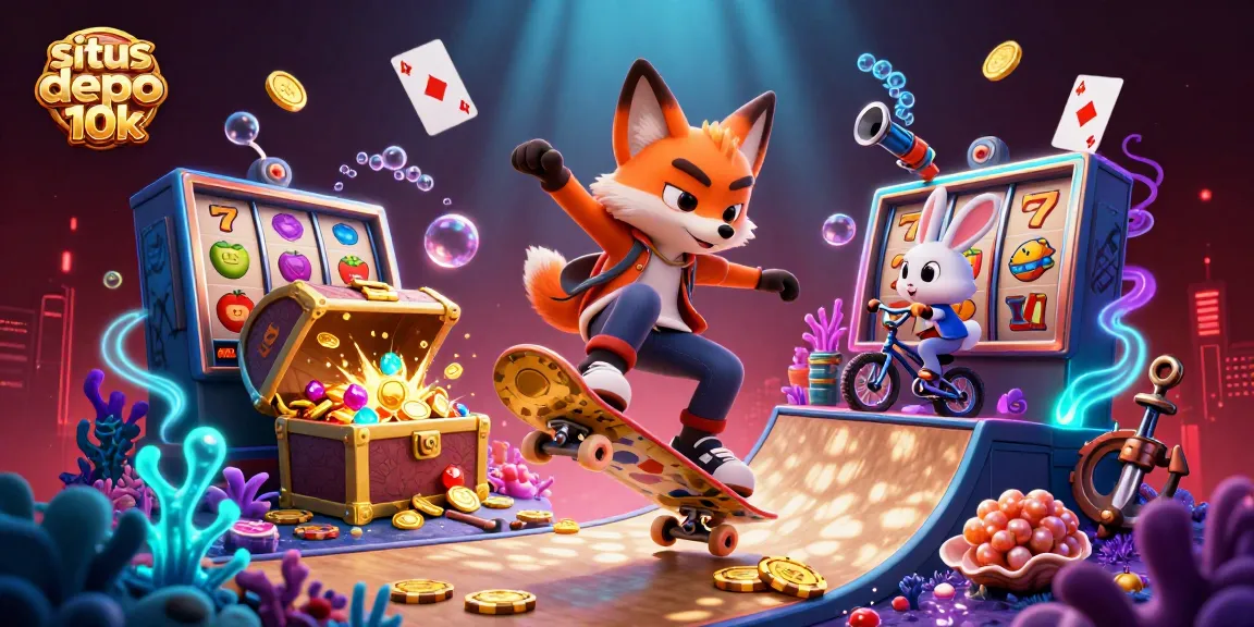 Experience thrill with situs depo 10k, where slots create excitement for players.