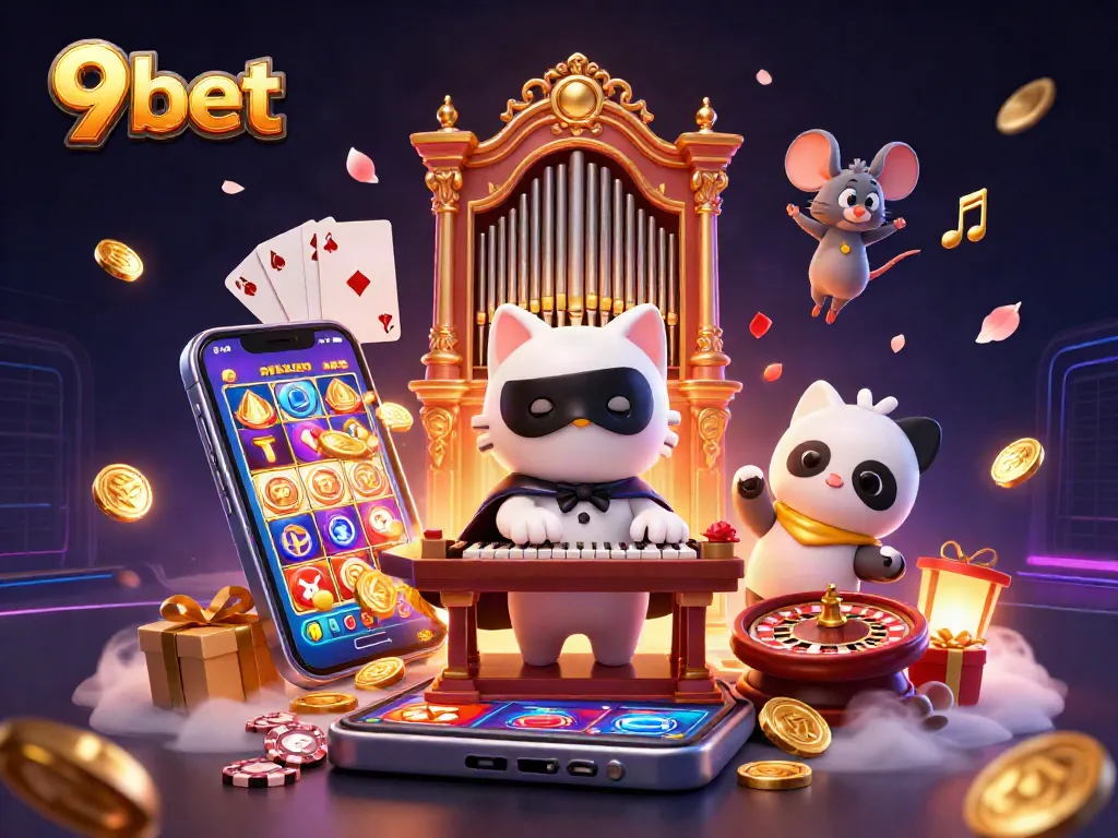 Win exciting games at 9bet with colorful slots and dynamic casino elements.