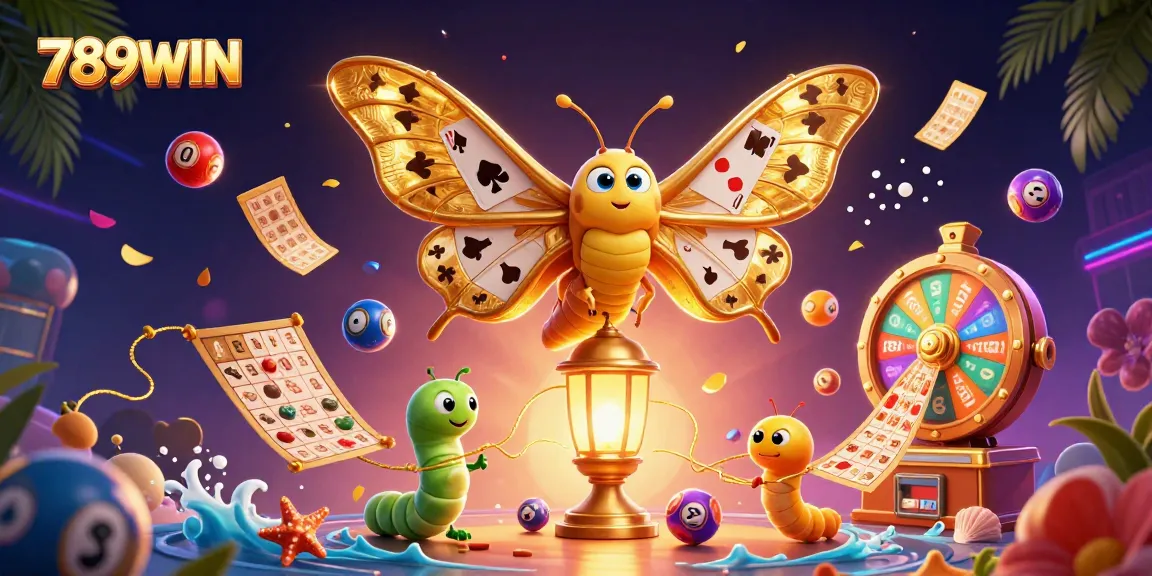 Engage in thrilling gameplay activities with 789WIN, featuring vibrant lottery scenes and exciting casino elements.