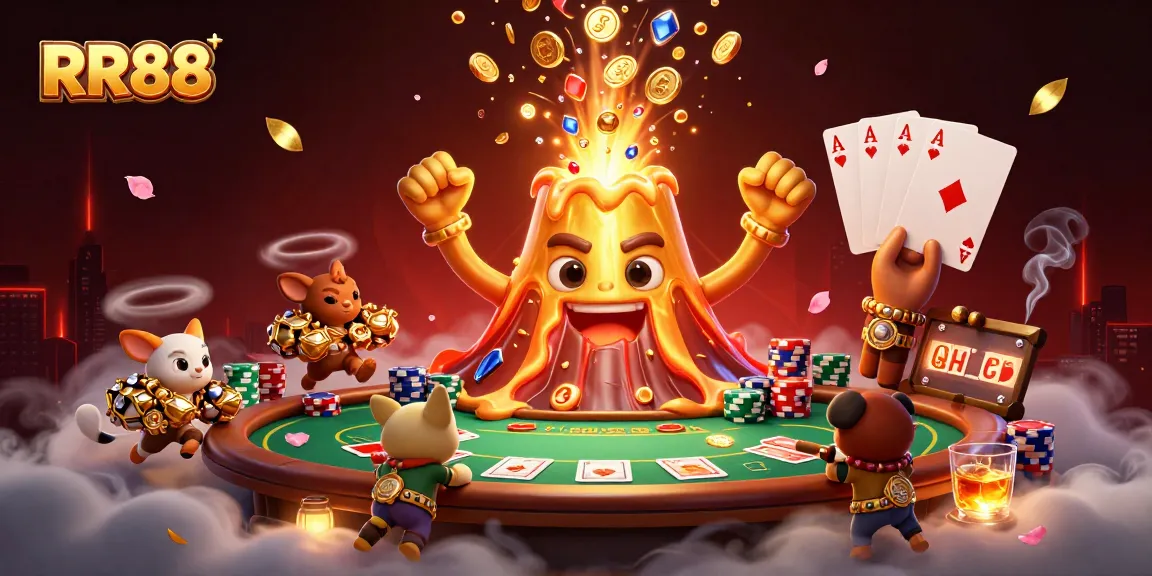 Experience exhilarating gaming adventures at RR88 with vibrant scenes of riches in motion.