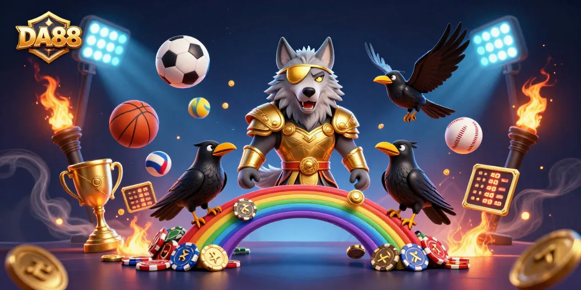 Experience DA88 at the casino, featuring dynamic Norse characters and thrilling gaming elements.