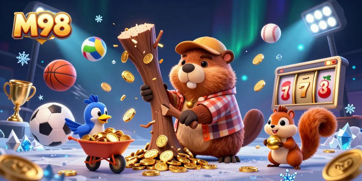 M98 brings thrilling slot gaming with engaging characters and mesmerizing coin rains