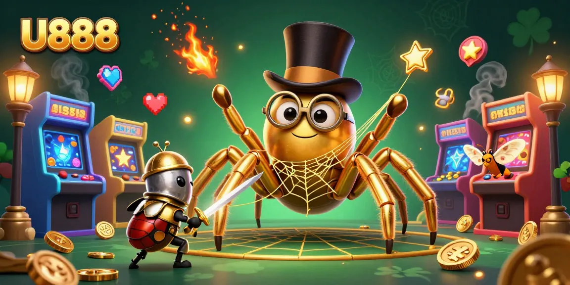Play U888's thrilling games with vibrant characters in a dynamic casino setting full of action.