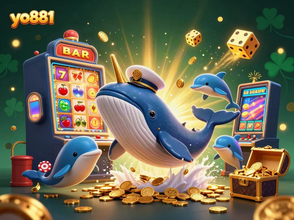Explore vibrant gameplay and big wins with yo881, featuring a magical underwater casino scene.