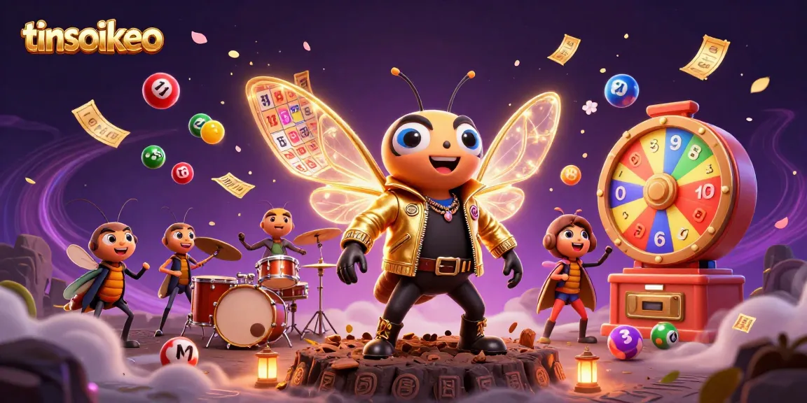 Experience the thrill of tinsoikeo betting with vibrant characters and dynamic lottery elements.