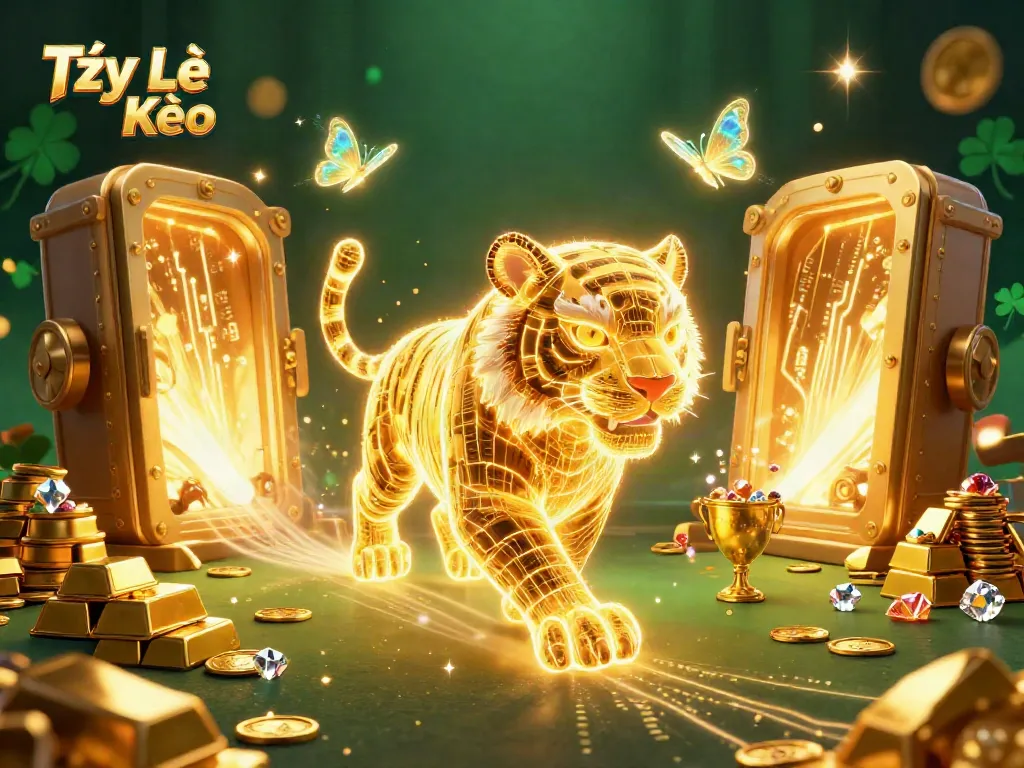 Experience the excitement of Tỷ Lệ Kèo in a vibrant casino scene with dynamic energy and rich visuals.