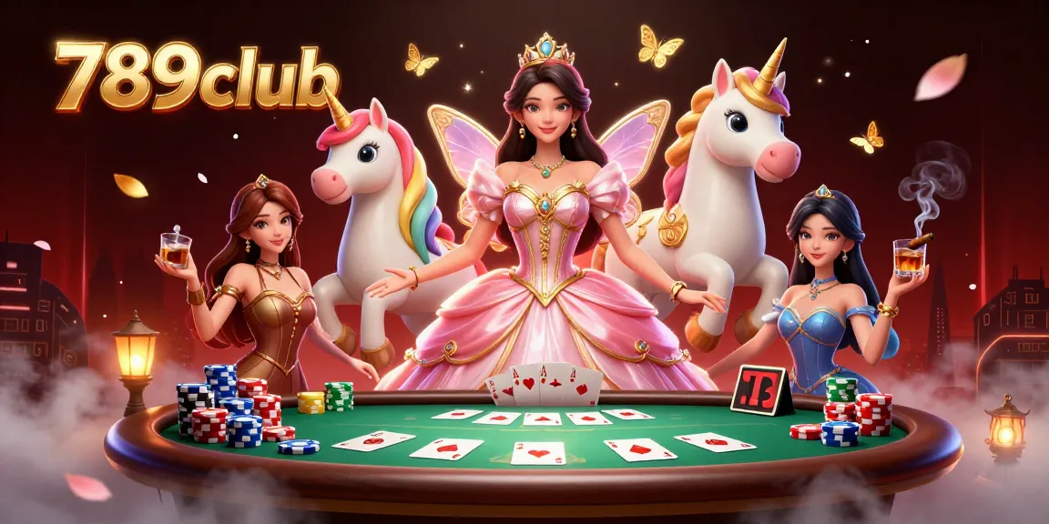Experience thrilling gaming at 789club, featuring vibrant poker scenes with glamorous characters and rich visual elements.