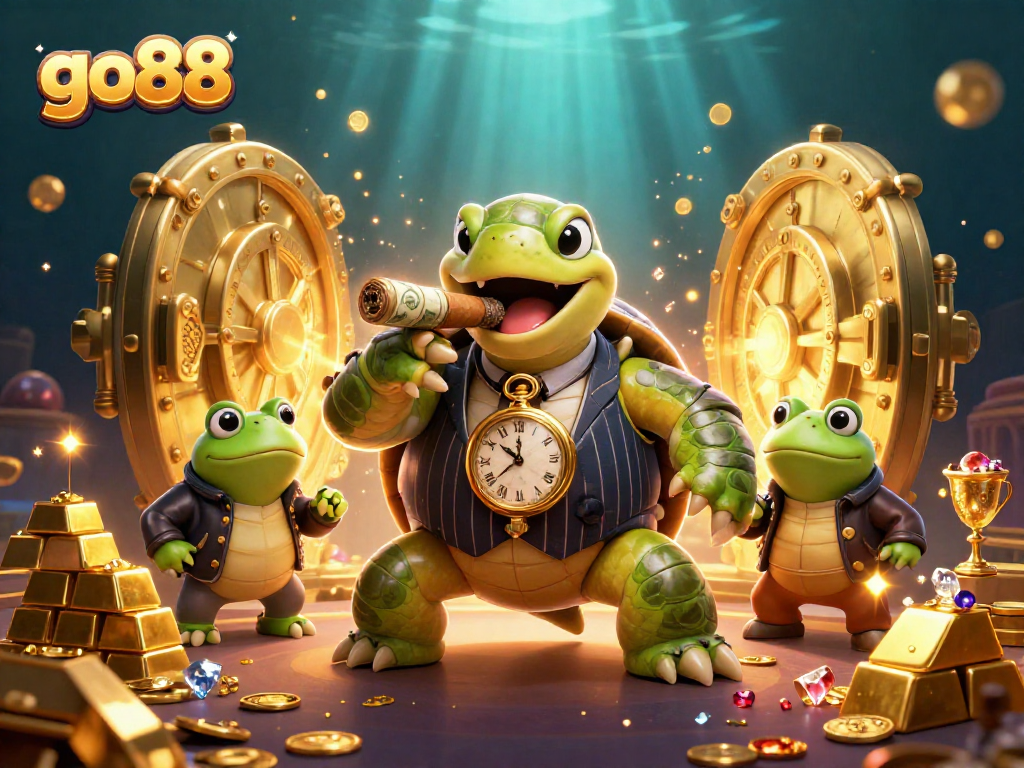 Spin and win at go88 with a vibrant casino scene filled with fortune and excitement.