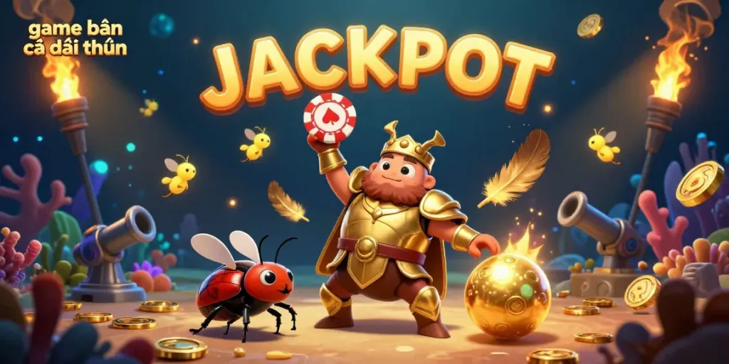 Celebrate wins in the thrilling game bắn cá đổi thưởng with animated sea creatures.