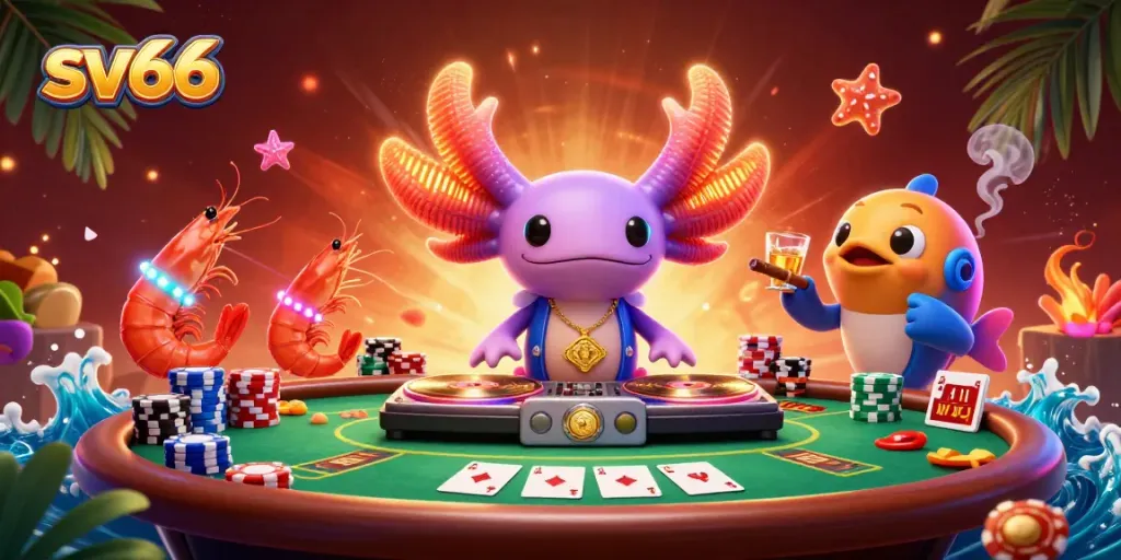 Engage in thrilling action at sv66 with vibrant characters and exciting poker elements.