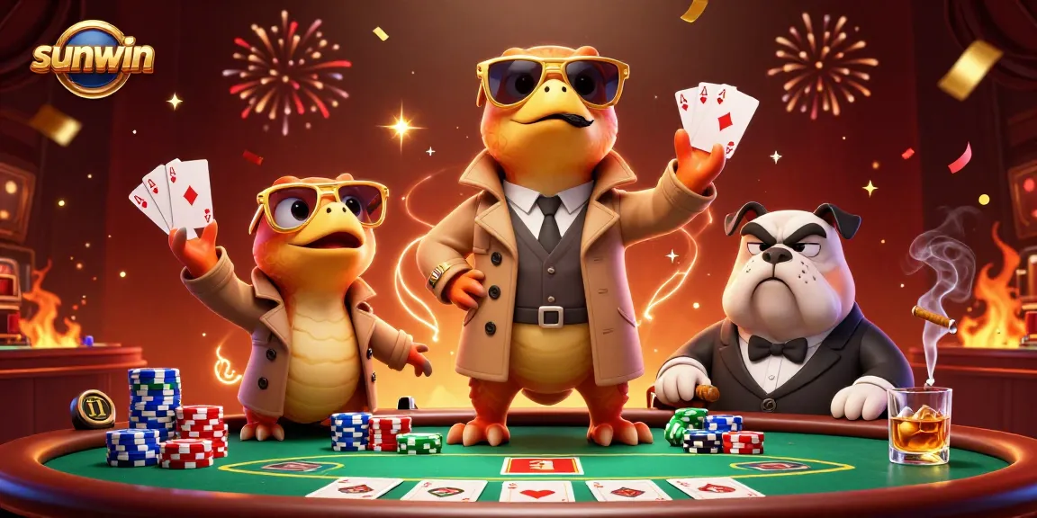 Raptors in a trench coat attempting to access a VIP section in a sunwin online casino lounge.