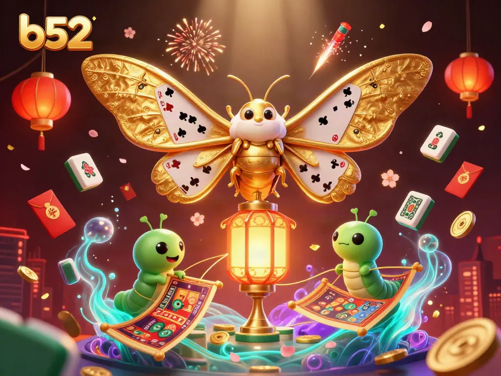Experience thrilling gameplay with b52 in a vibrant casino adventure filled with intricate elements and golden details.
