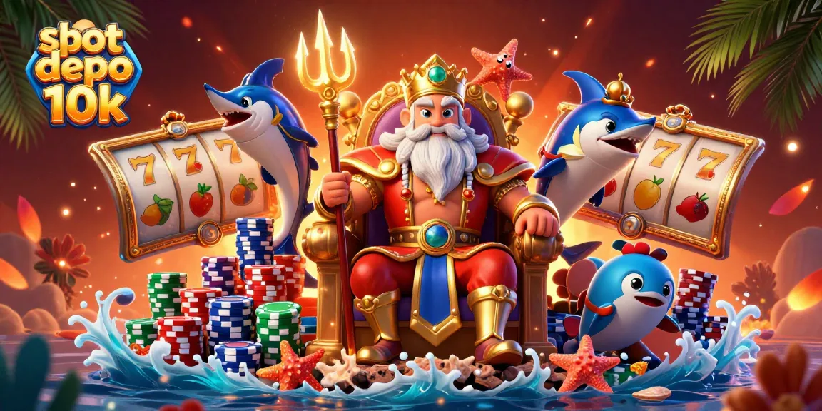 Spin the reels with slot depo 10k while enjoying vibrant casino elements and an engaging atmosphere.