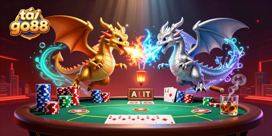 Play and win big with tải go88 in a vibrant casino adventure featuring dragons and poker.