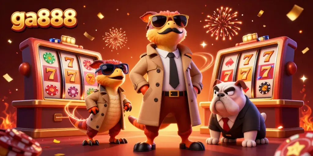 Experience thrilling casino action with ga888 as raptors try to enter a VIP lounge.