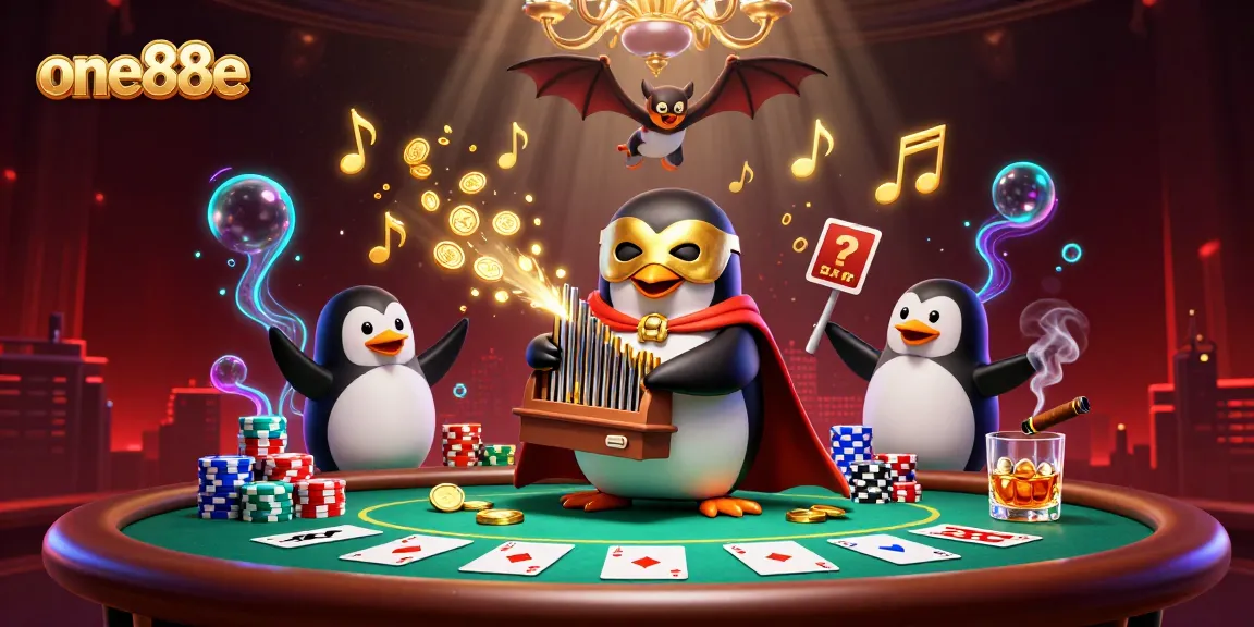 Experience the excitement of one88e with vibrant casino illustrations depicting thrilling gaming moments.