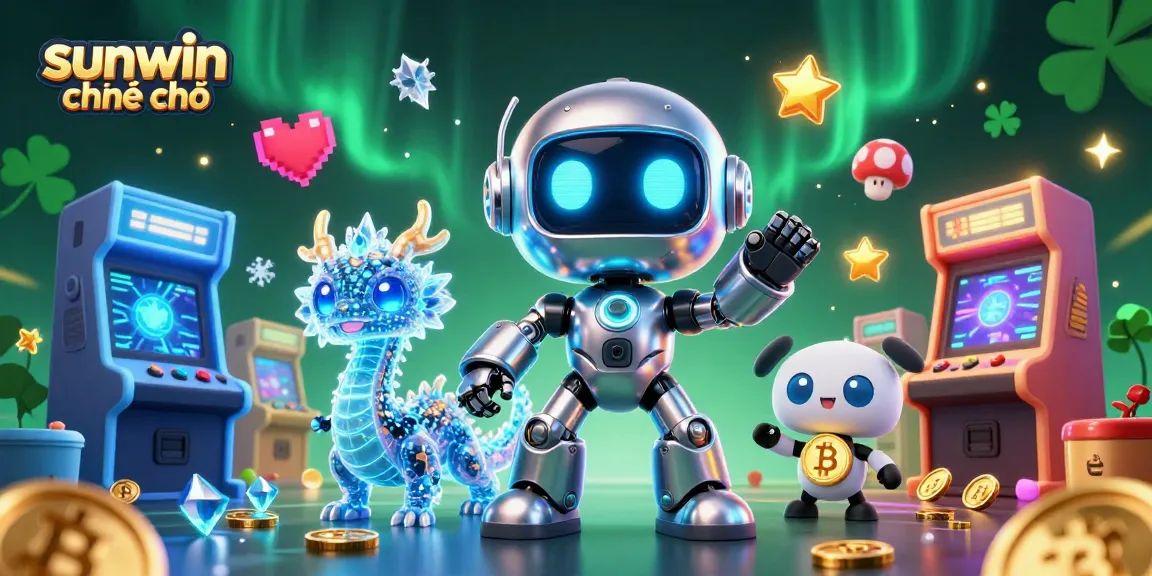 Experience thrilling wins at sunwin chính chủ with a vibrant 3D casino illustration packed with exciting gaming elements.