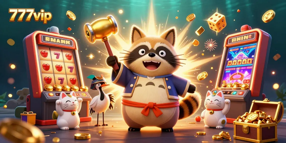 Experience the thrill of 777vip with cheerful characters and a jackpot explosion!