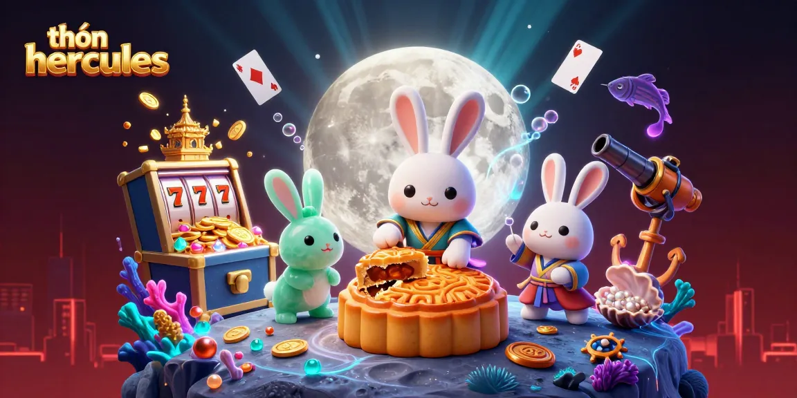 Spin the slots with thần hercules in a vibrant casino scene filled with exciting game elements.