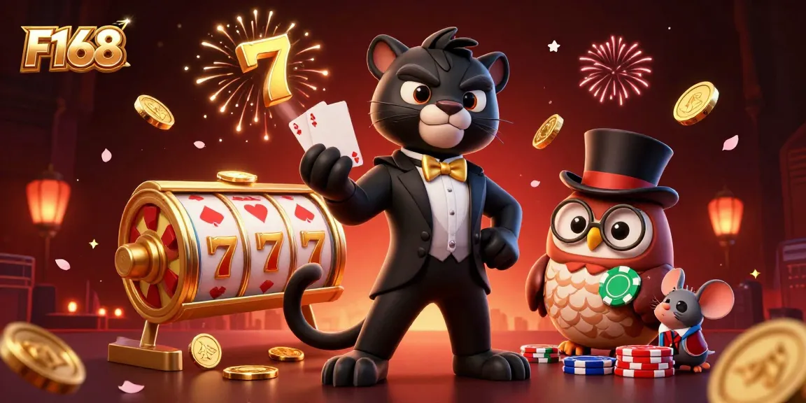 Experience thrilling gameplay at F168 with charismatic characters and vibrant casino elements.