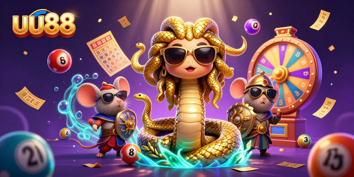 Experience jackpot excitement with uu88 in this vibrant 3D casino illustration.