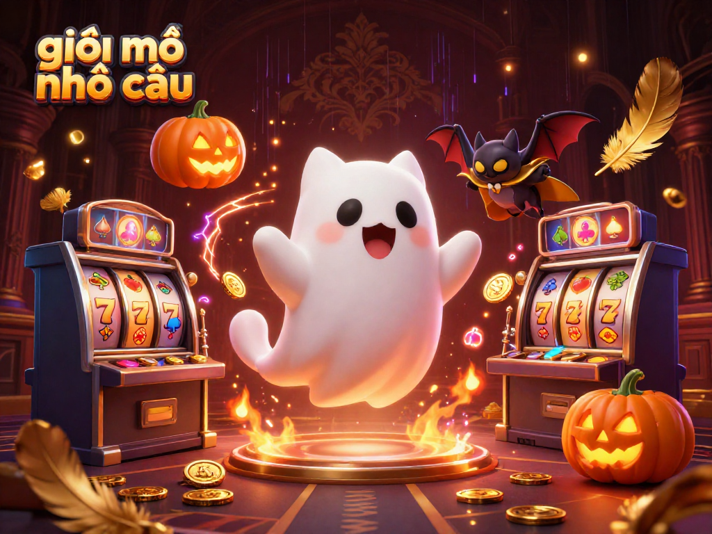 Engage with giải mã nhà cái as the ghost cat and vampire bat explore a vibrant casino scene.