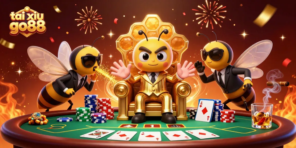 Win big with tai xiu go88 as a 3D mob boss oversees the casino table, enhancing the gaming experience.