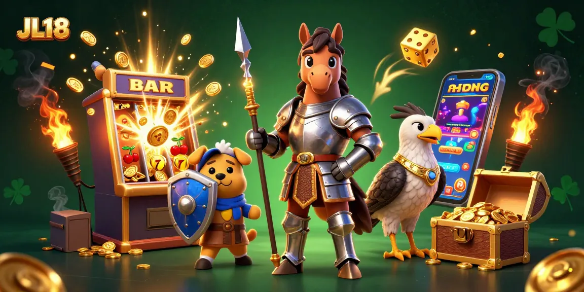 Experience the thrill of jackpot wins at JL18, featuring exciting slots and vibrant gaming elements.