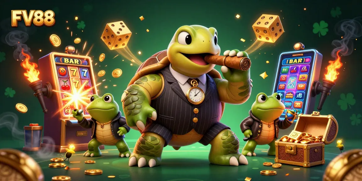 Experience the thrill of gambling at FV88 with engaging slot action and vibrant visuals.